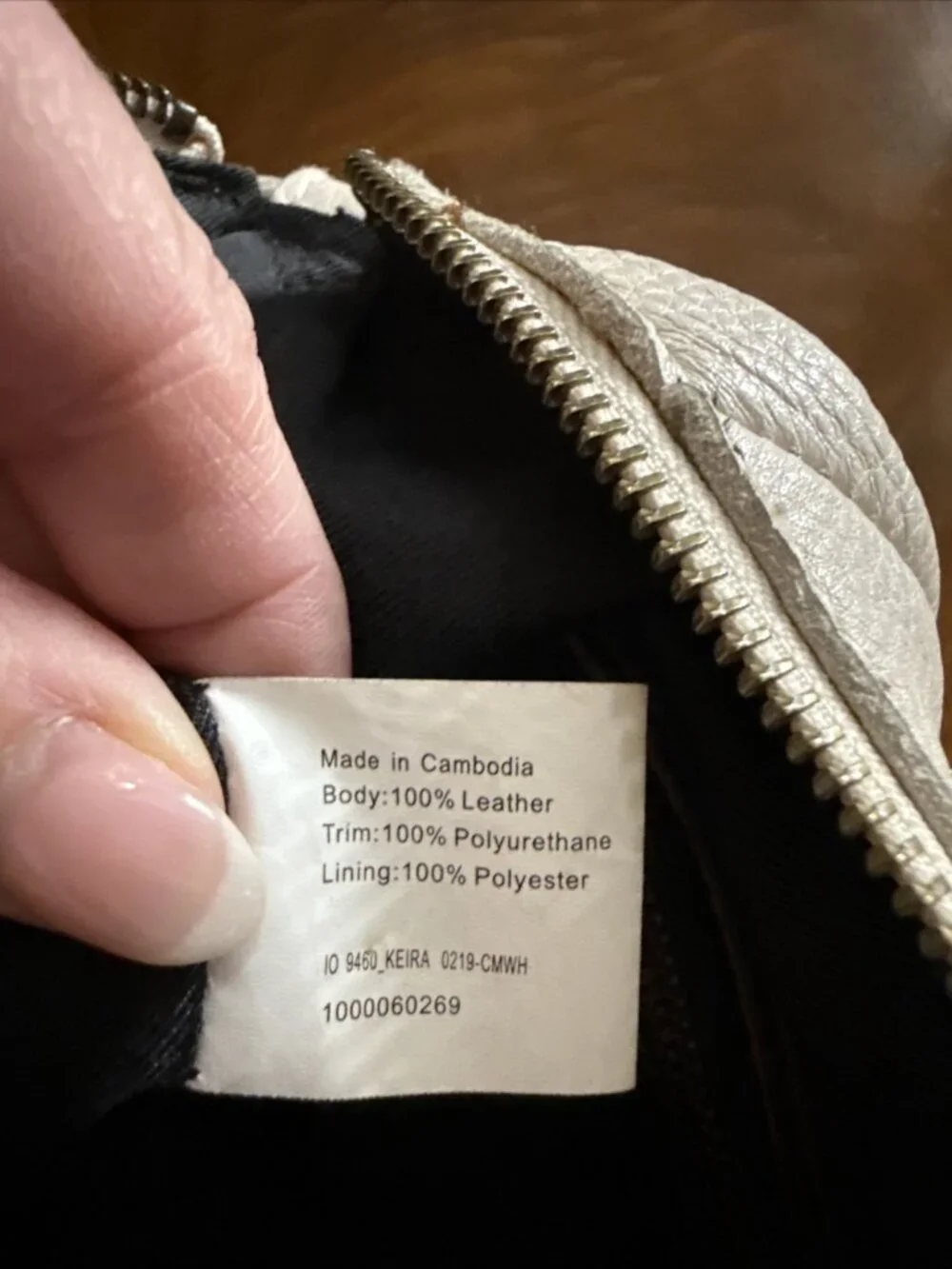 The Sak Collective Keira Sand Leather Hobo Shoulder Purse